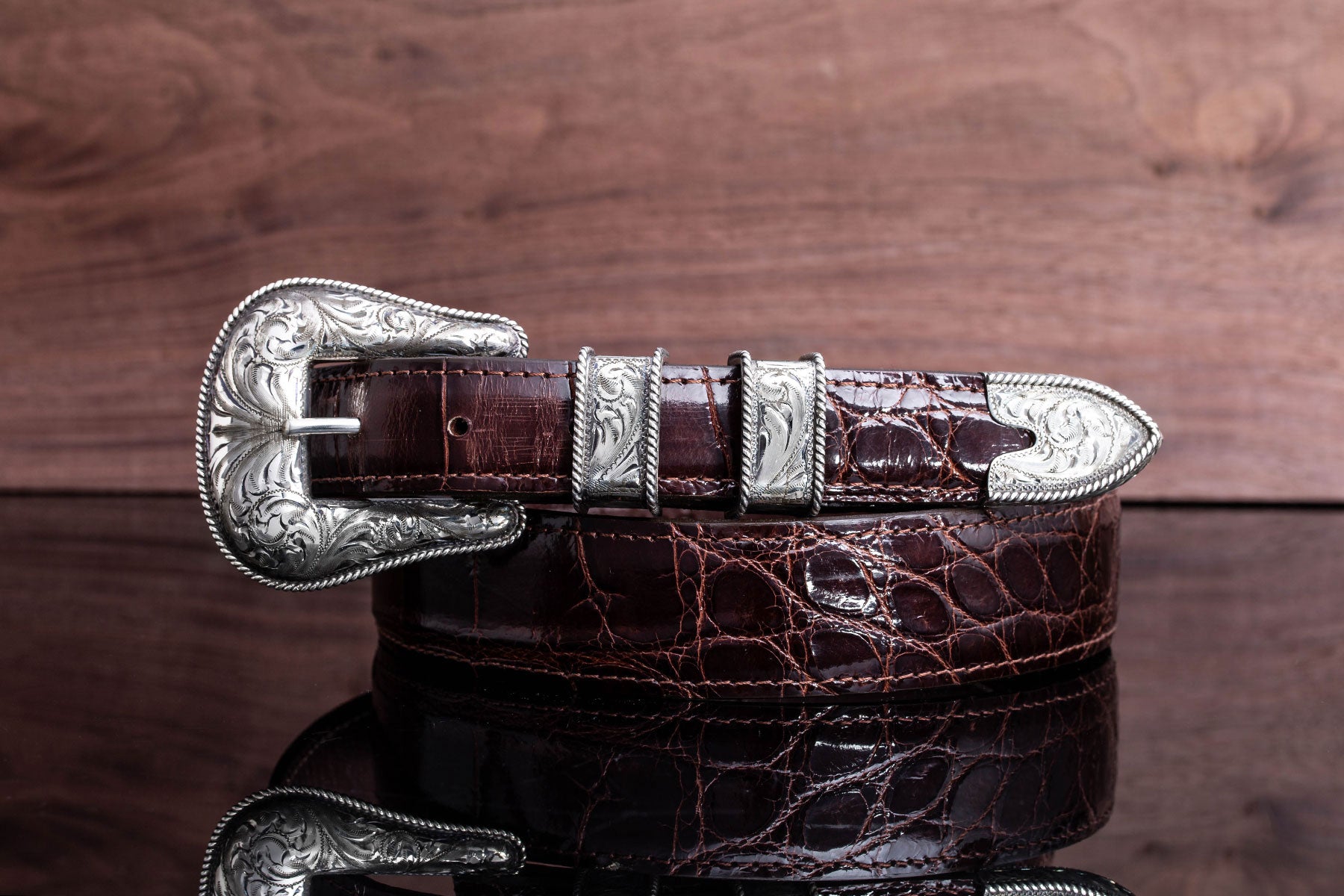 Jachens 1 Rope Edge Ranger Set | Belts And Buckles - Buckle Sets | Comstock Heritage