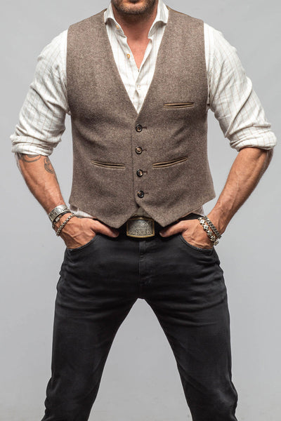 Red Stone Collection | Cheyenne Vest | Mens - Outerwear - Leather 