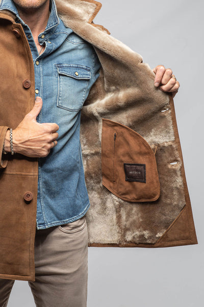 Red Stone Collection Cold River Shearling In Castagna Mens - Outerwear - Shearling