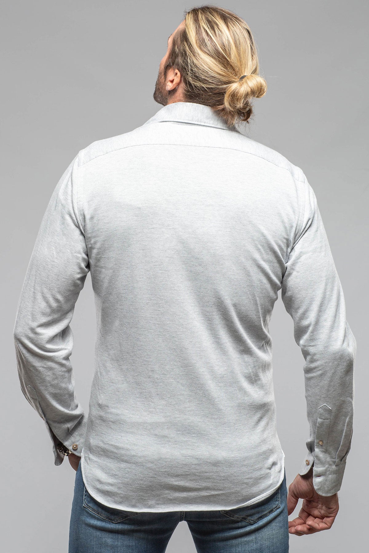 Serenity Cotton Cashmere Jersey In Grey