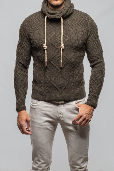 Robert Comstock | Jacob Cashmere Turtleneck In Moss | Mens - Sweaters 