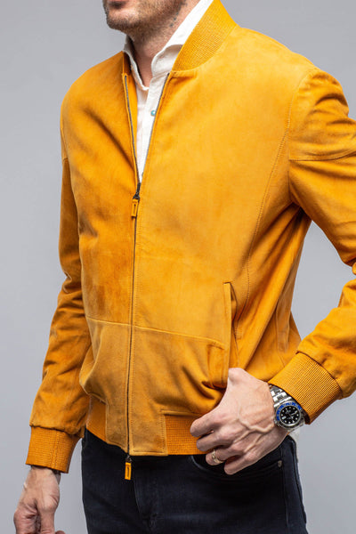 Robert Comstock Kalahari Superlight Jacket In Gold Mens - Outerwear - Leather