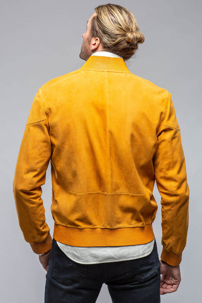 Robert Comstock Kalahari Superlight Jacket In Gold Mens - Outerwear - Leather