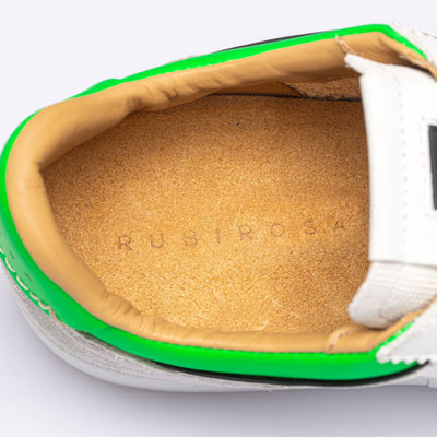 Judy In White and Green | Mens - Shoes | Rubirosa