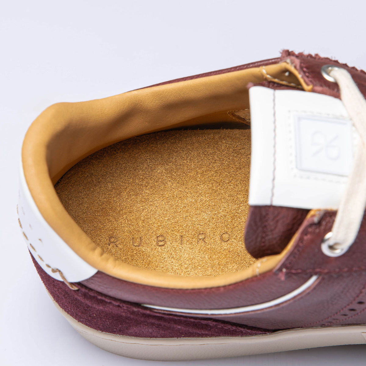 Rubirosa Judy Leather Sneaker In Wine Mens - Shoes