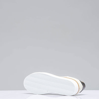 The Mustang II Shoe In White/ Black | Mens - Shoes | Rubirosa