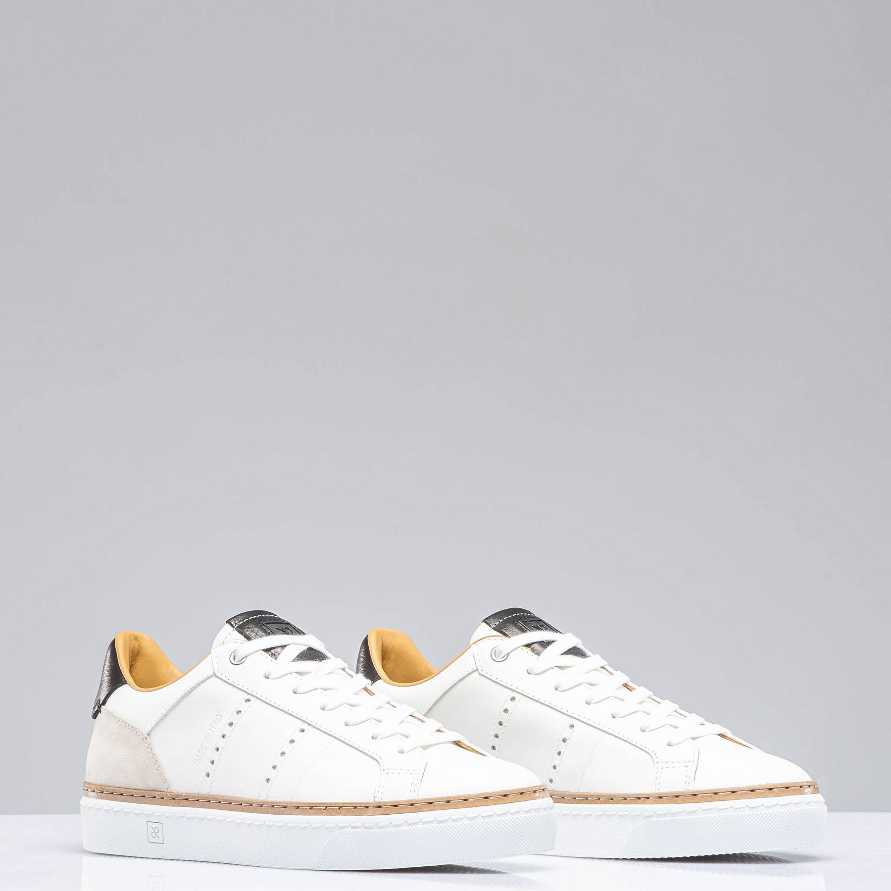 The Mustang II Shoe In White/ Black | Mens - Shoes | Rubirosa