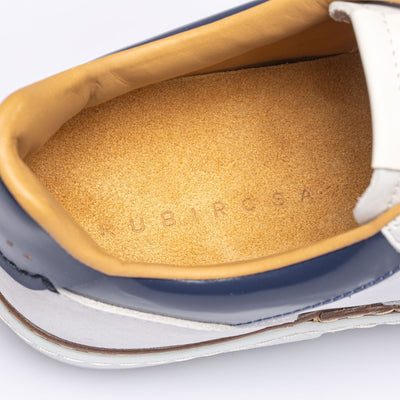 The Mustang Shoe In White/Blue | Mens - Shoes | Rubirosa
