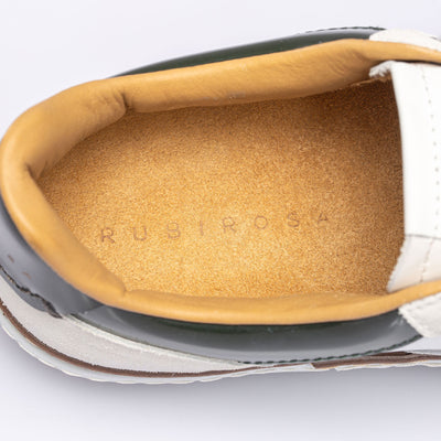 The Mustang Shoe In White/Green | Mens - Shoes | Rubirosa