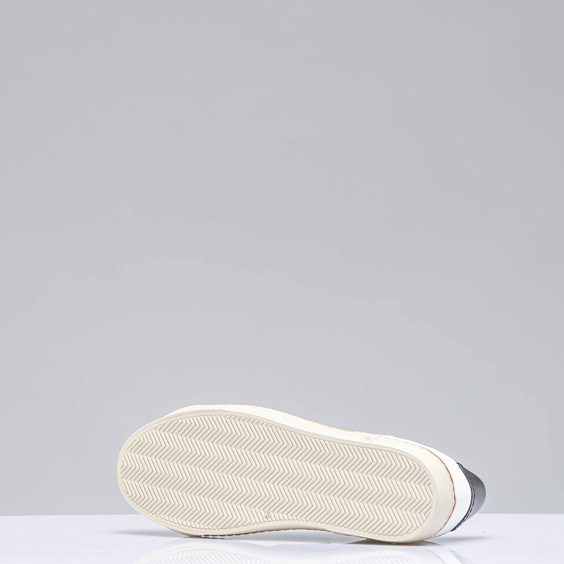 Rubirosa The Mustang Stripe Shoe In White/ Green Mens - Shoes