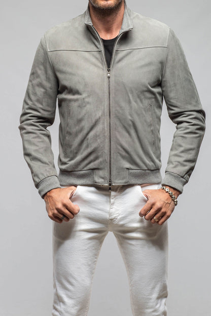 Gerard Suede Jacket | Samples - Mens - Outerwear - Leather | Axel's Florence Collection