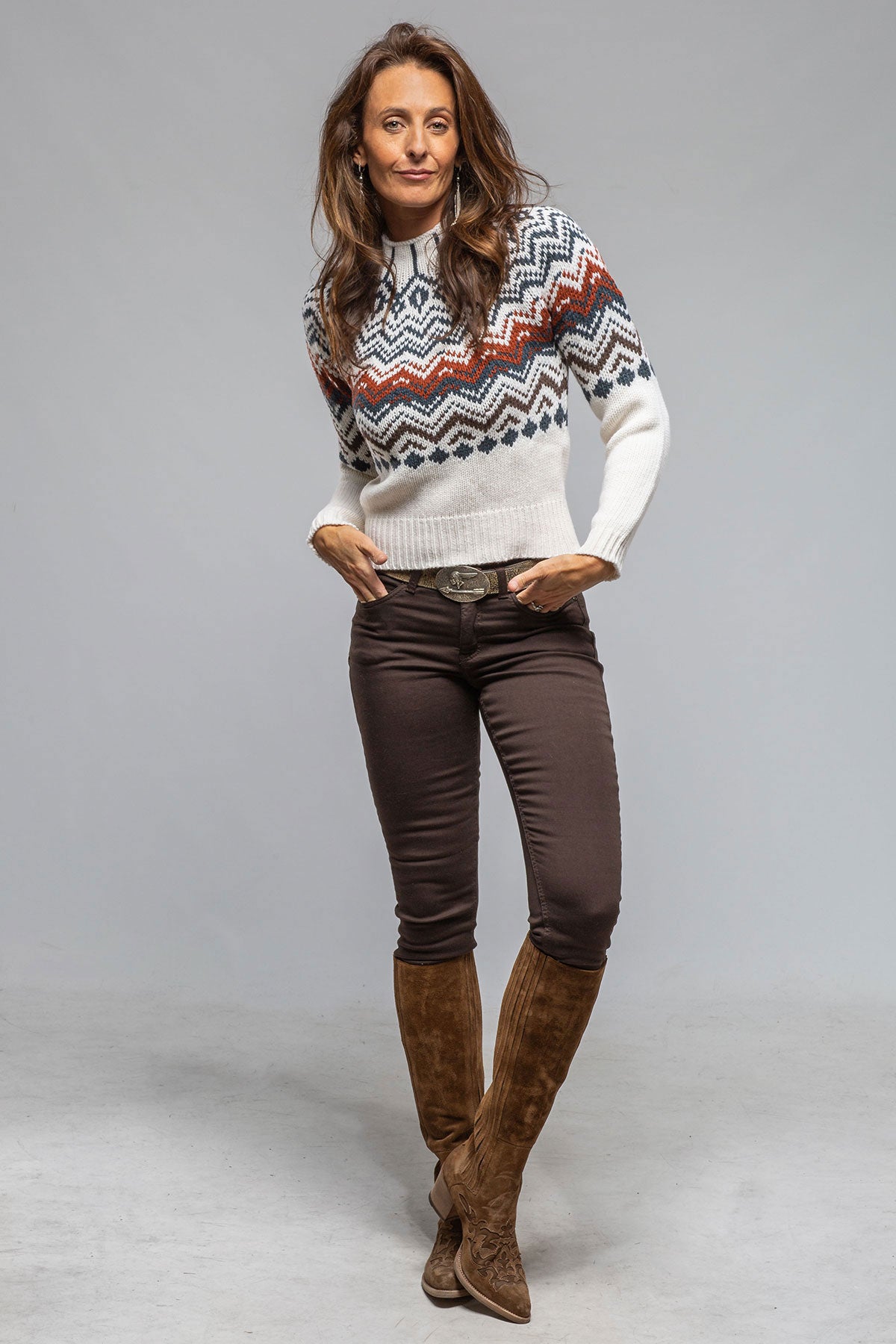 Sonia Villa Cabin Sweater In Natural Ladies - Sweaters
