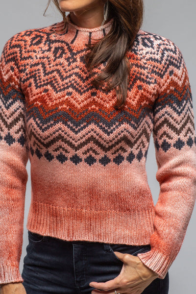 Sonia Villa Cabin Sweater In Rust Ladies - Sweaters