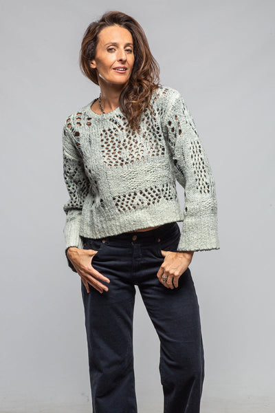 Sonia Villa | Chia Multi-Weave Sweater In Grey | Ladies - Sweaters 