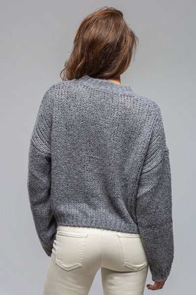 Coquette Cropped Sweater In Grey | Ladies - Sweaters | Sonia Villa