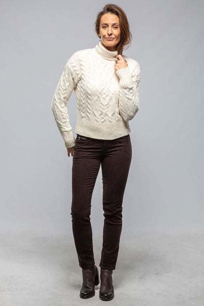 Sonia Villa Lexie Cable Sweater In Cream Ladies - Sweaters