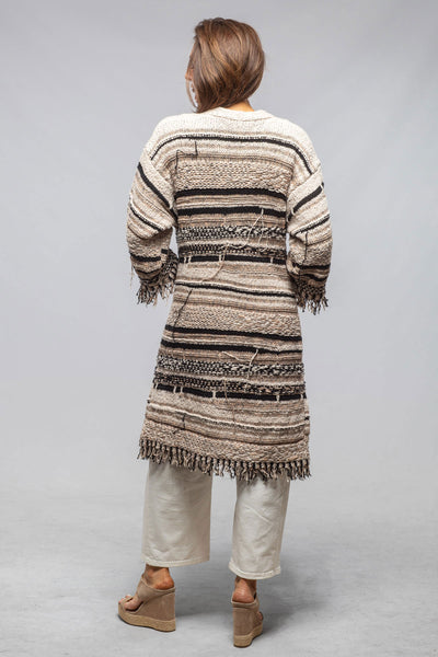 Sonia Villa Masi Long Knit Cardigan In Desert Brown Ladies - Sweaters