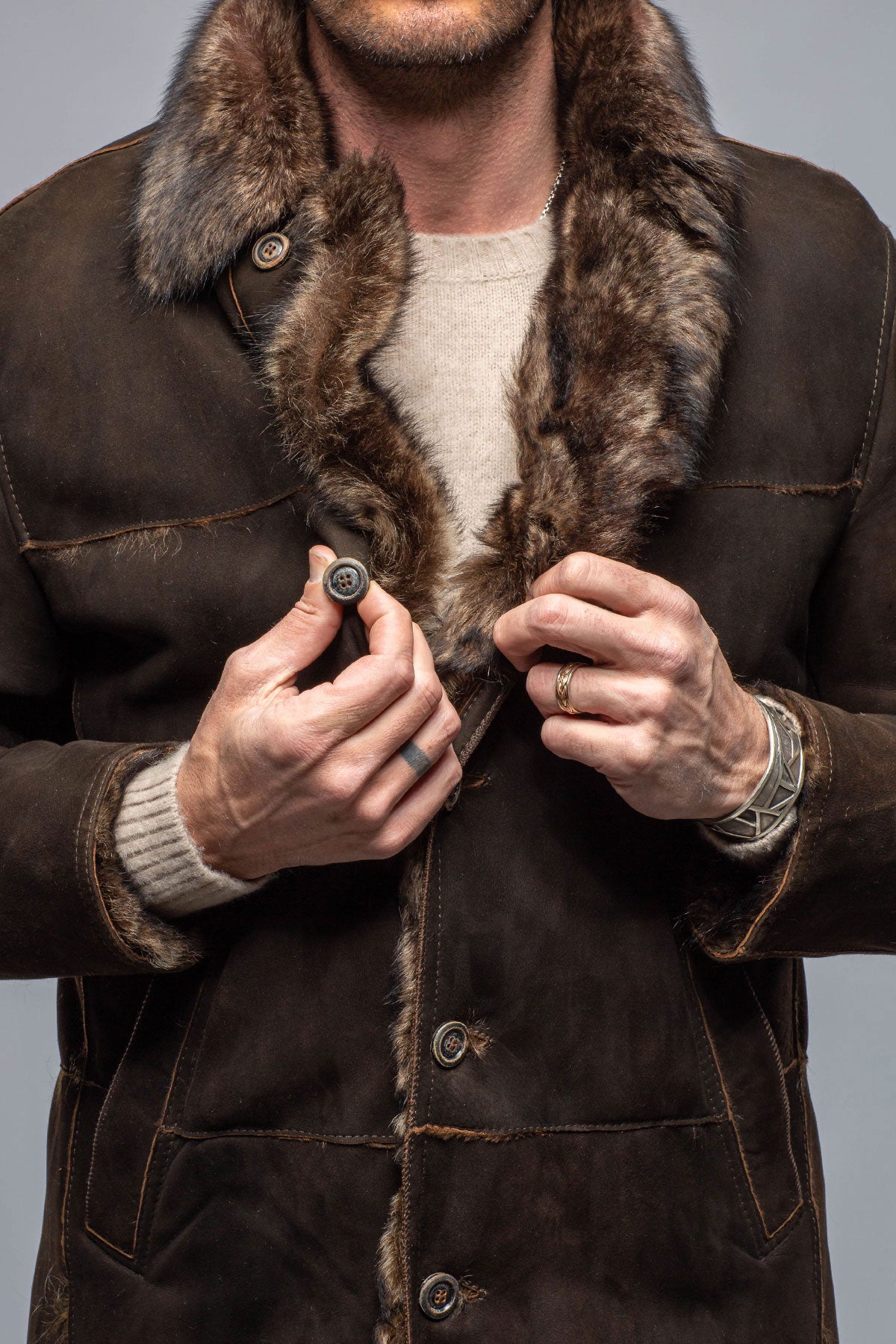 Belvedere Wild Shearling | Samples - Mens - Outerwear - Shearling | Gimo's