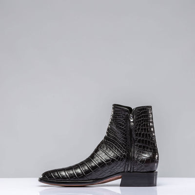 Stallion Boots Black Crocodile Chelsea Boots Mens - Cowboy Boots