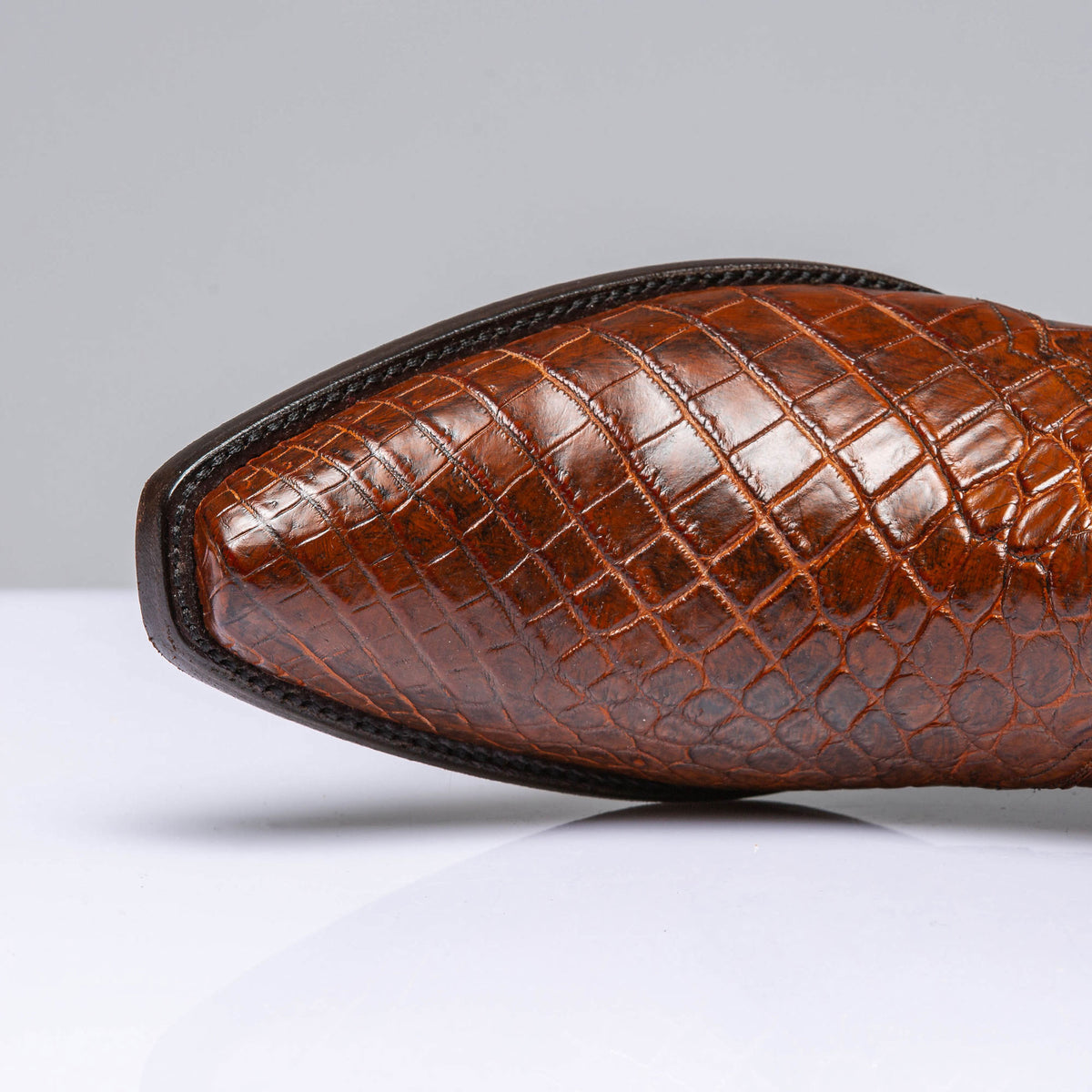 Stallion Boots | Cognac Crocodile Shortie | Mens - Cowboy Boots 