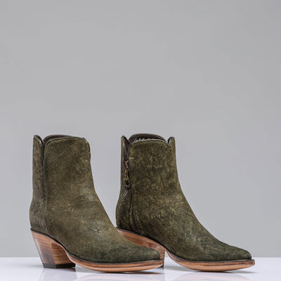 Kendall Zorro In Dark Olive | Ladies - Cowboy Boots | Stallion Boots