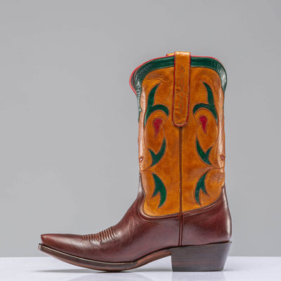 Stallion Boots Ranch Hand Vintage Inlaid Boots Mens - Cowboy Boots