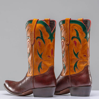 Stallion Boots Ranch Hand Vintage Inlaid Boots Mens - Cowboy Boots