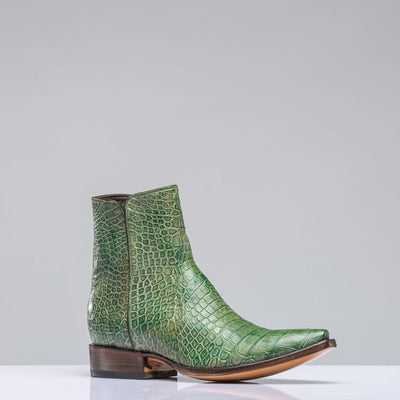 Twilight Gator Zorro In Green | Mens - Cowboy Boots | Stallion Boots