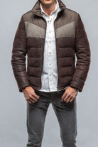 Maladeta Retro Suede Jacket in Brown | Mens - Outerwear - Leather | DiBello