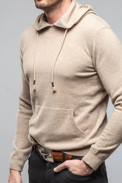 Stile Latino Florio II Cashmere Hoodie In Tan Mens - Sweaters