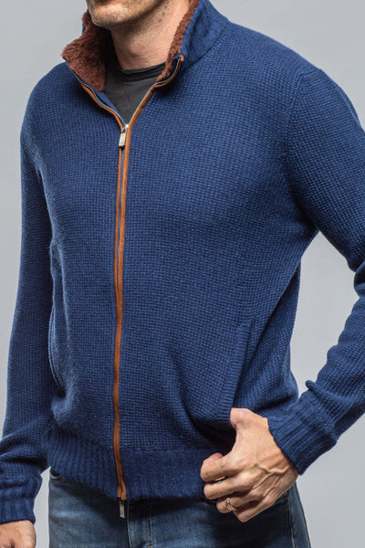 Stile Latino Golis Cashmere Zip Sweater Mens - Sweaters
