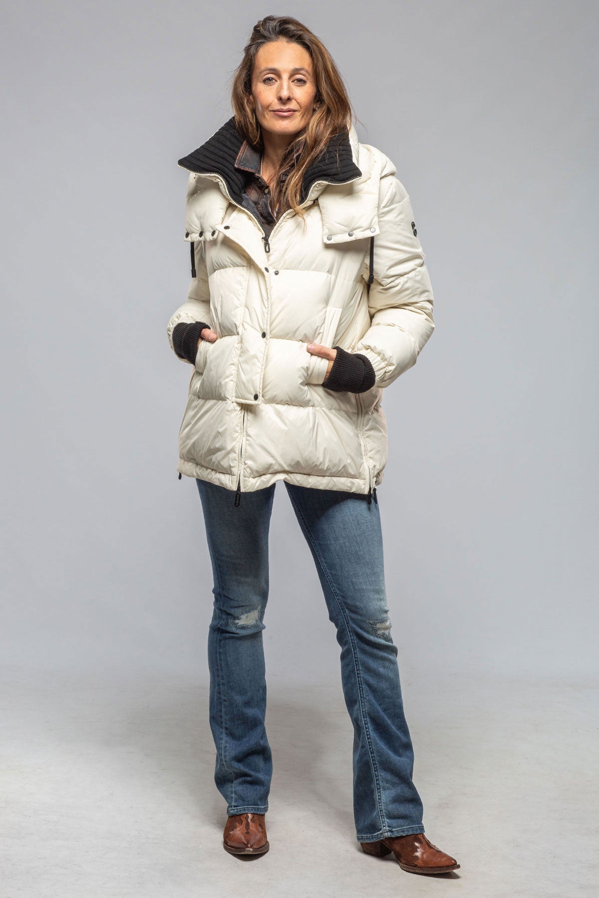 STILNOLOGY Veronica Goose Down Puffer Coat Samples - Ladies - Outerwear - Cloth