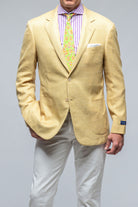 Trapani Sport Coat in Gold | Mens - Tailored - Sport Coats | Castangia