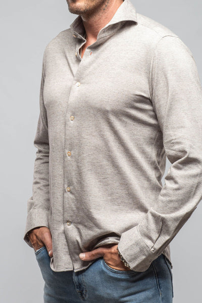 Serenity Cotton Cashmere Jersey In Brown
