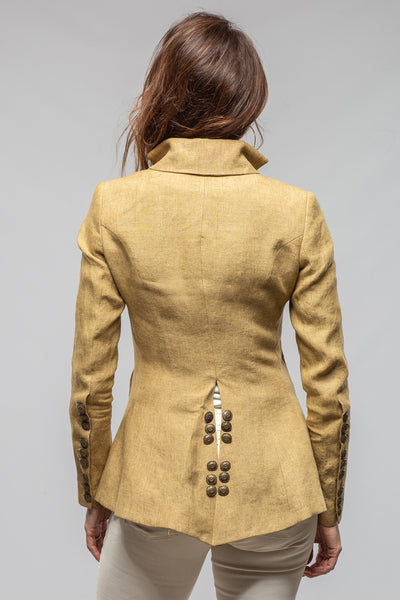 T.ba Cipriani Linen Jacket In Sand Ladies - Tailored