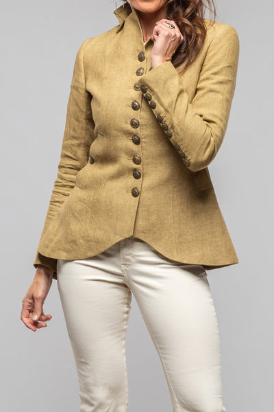 T.ba Cipriani Linen Jacket In Sand Ladies - Tailored