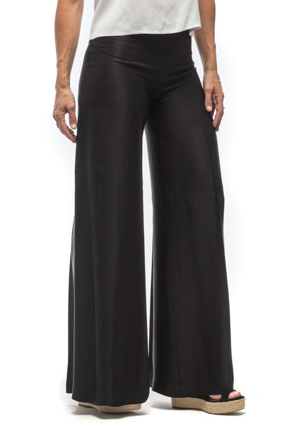 T.ba Maxi Sharkskin Pant In Black Ladies - Pants - Slacks