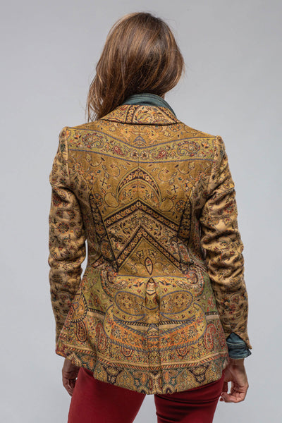 Sullavan Jacket In Green Paisley Jacquard | Ladies - Tailored - Jackets | T.ba