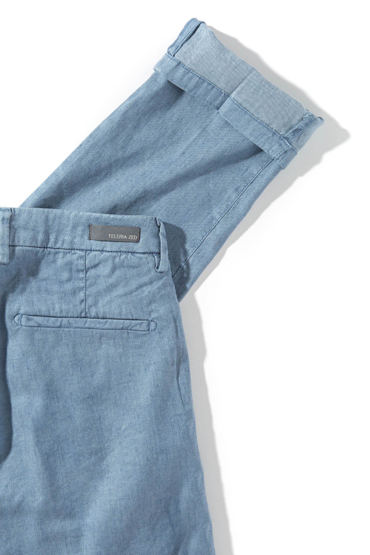 Teleria Zed Cayman Trousers In Blue Peony Mens - Pants - 4 Pocket