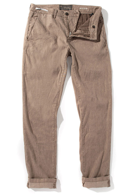 Teleria Zed Cayman Trousers In Tortora Mens - Pants - 4 Pocket