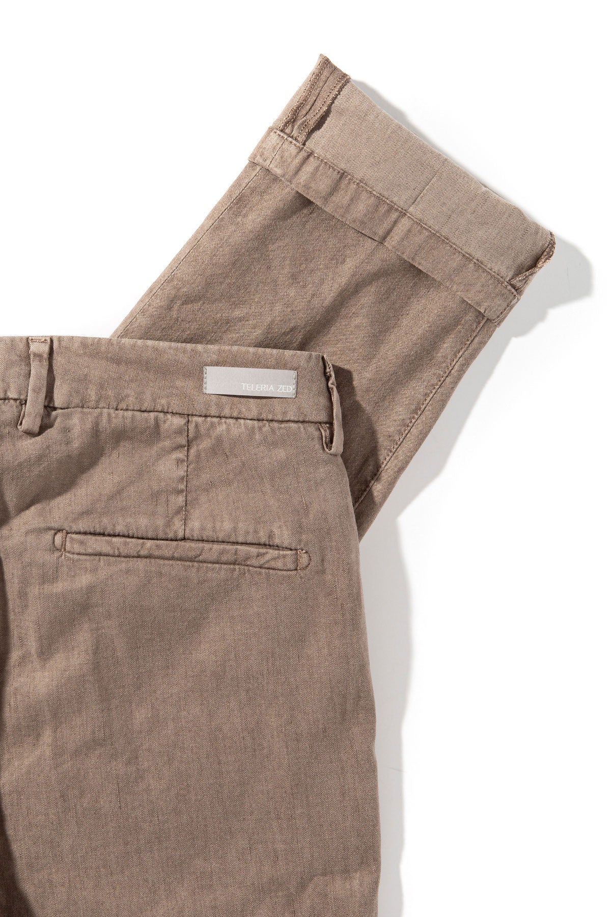 Teleria Zed Cayman Trousers In Tortora Mens - Pants - 4 Pocket