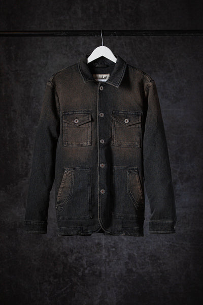 Teleria Zed Chase II Knit Jacket In Desert Mens - Outerwear - Overshirts