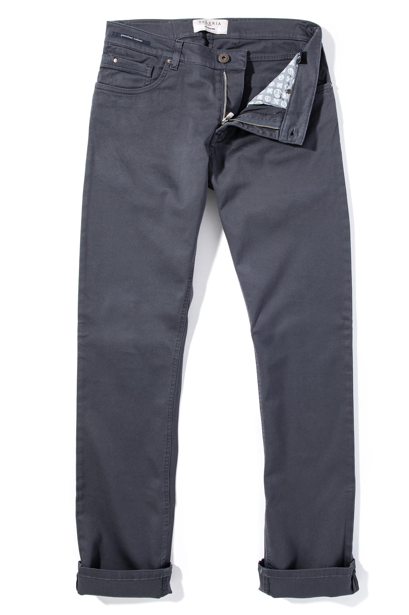 Teleria Zed Gunnison 5 Pocket In Antracite Mens - Pants - 5 Pocket