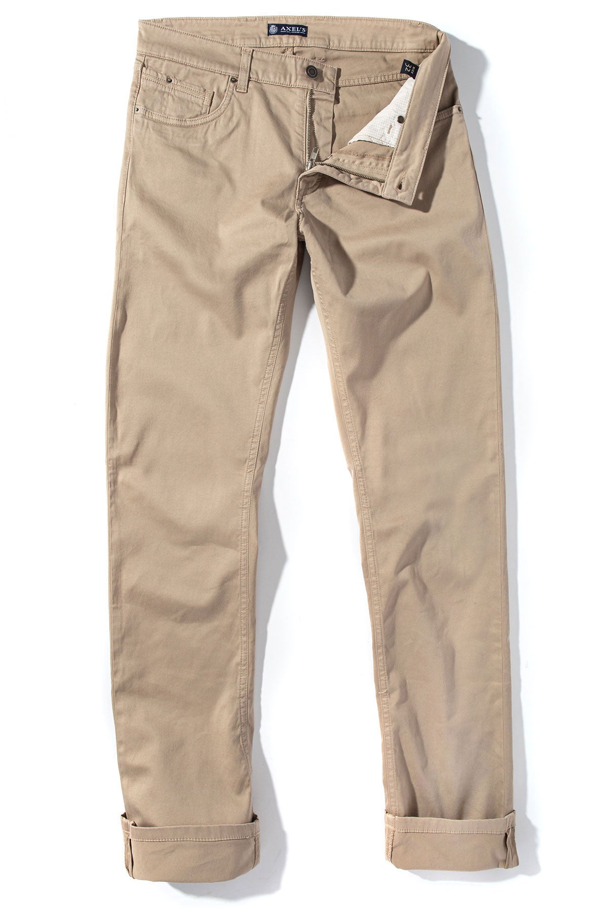 Teleria Zed Gunnison 5 Pocket In Beige Mens - Pants - 5 Pocket
