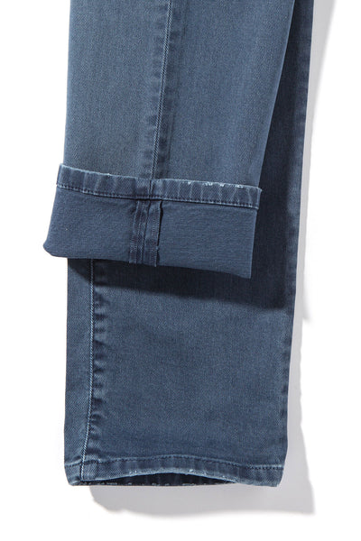 Teleria Zed Jackson 5-Pocket Cotton Twill In Blu Oxford Mens - Pants - 5 Pocket