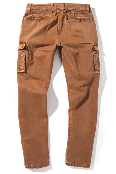 Teleria Zed Madrid Slim Cargo In Ruggine Mens - Pants - 5 Pocket