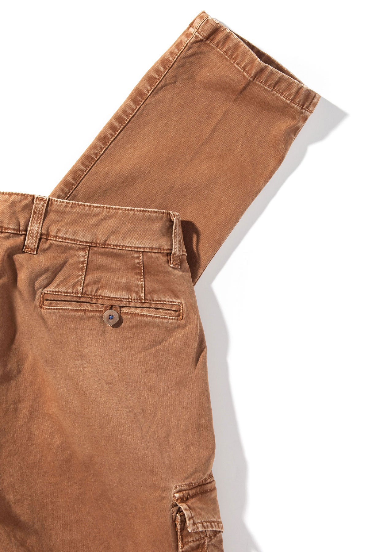 Teleria Zed Madrid Slim Cargo In Ruggine Mens - Pants - 5 Pocket