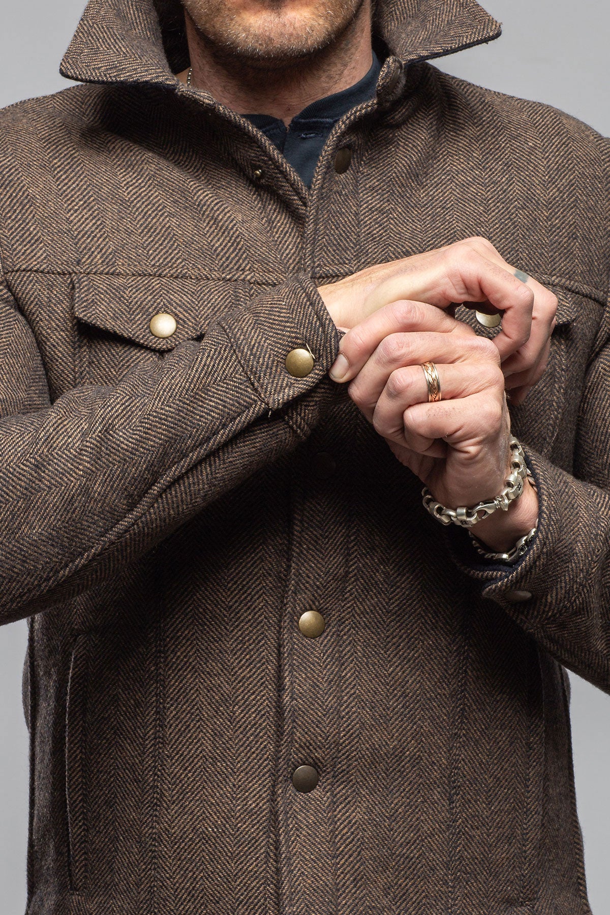 Teleria Zed Murphy Knit Coat Mens - Outerwear - Overshirts