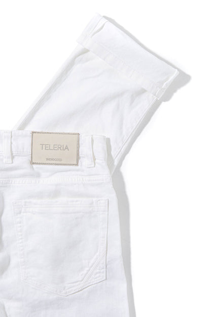 Teleria Zed Nevis 5 Pocket Cotton/Linen Stretch Mens - Pants - 5 Pocket