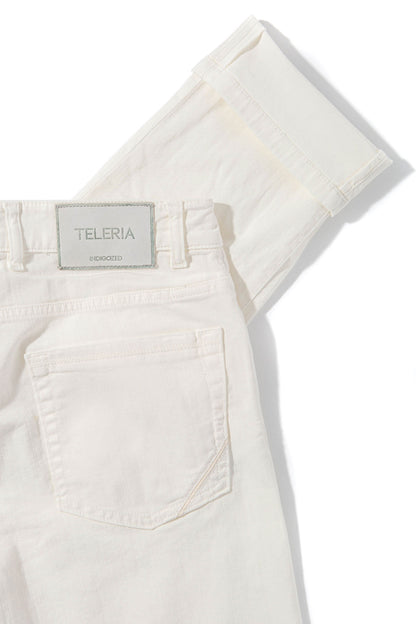 Teleria Zed Ouray 5 Pocket Denim in Natural Mens - Pants - 5 Pocket